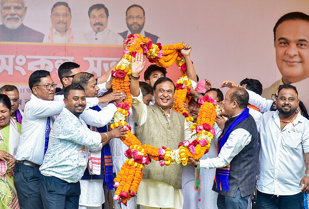 Assam polls: CM Sarma campaigns in Kamrup
