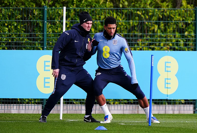 England vs Japan friendly 2026 Three Lions training session-Jude Bellingham