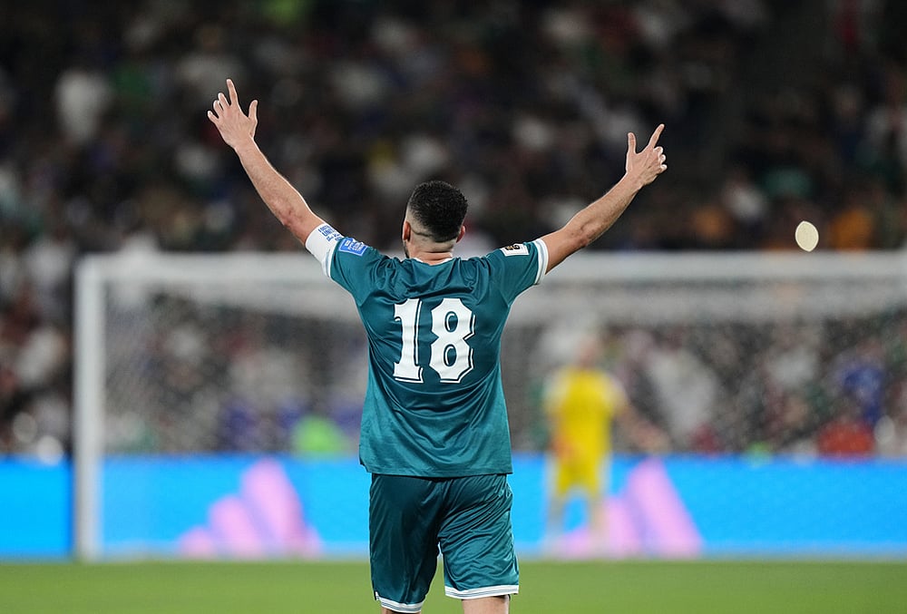 Iraq vs Bolivia World Cup playoff final-Iraqs Aymen Hussein