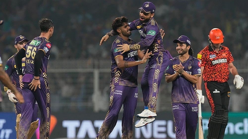 KKR will lock horns against SRH in their next match at the Eden Gardens on April 2, 2026 - Photo: AP/Bikas Das