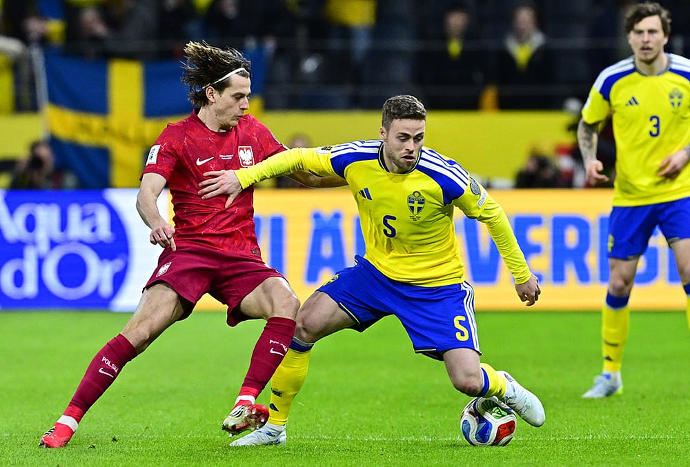 Sweden vs Poland World Cup 2026 qualification playofffinal-Jakub Kamiński