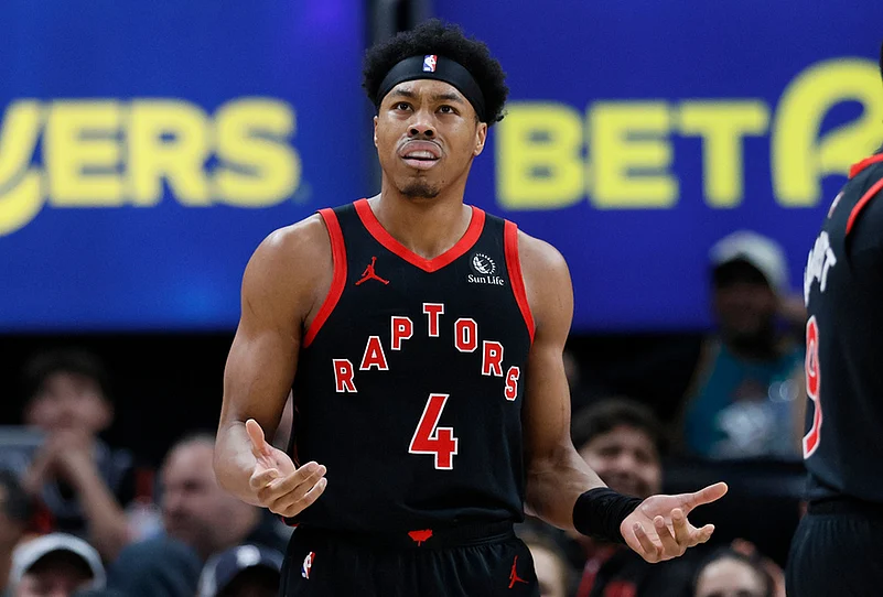 Detroit Pistons Vs Toronto Raptors NBA game-Scottie Barnes