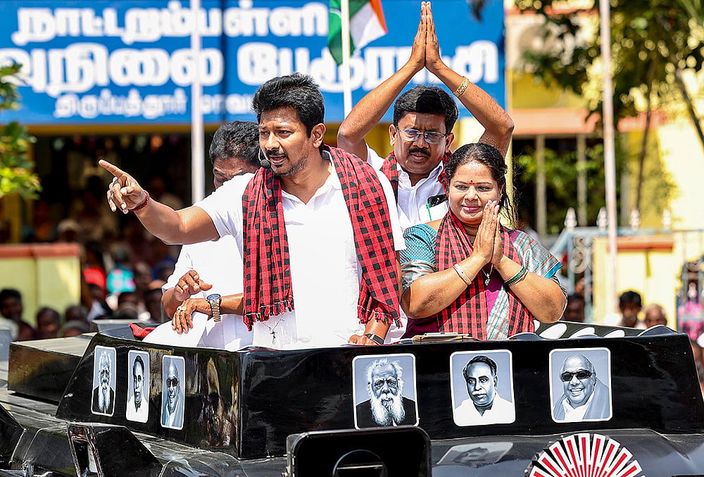 TN polls: Dyt CM Udhayanidhi campaigns in Tirupattur