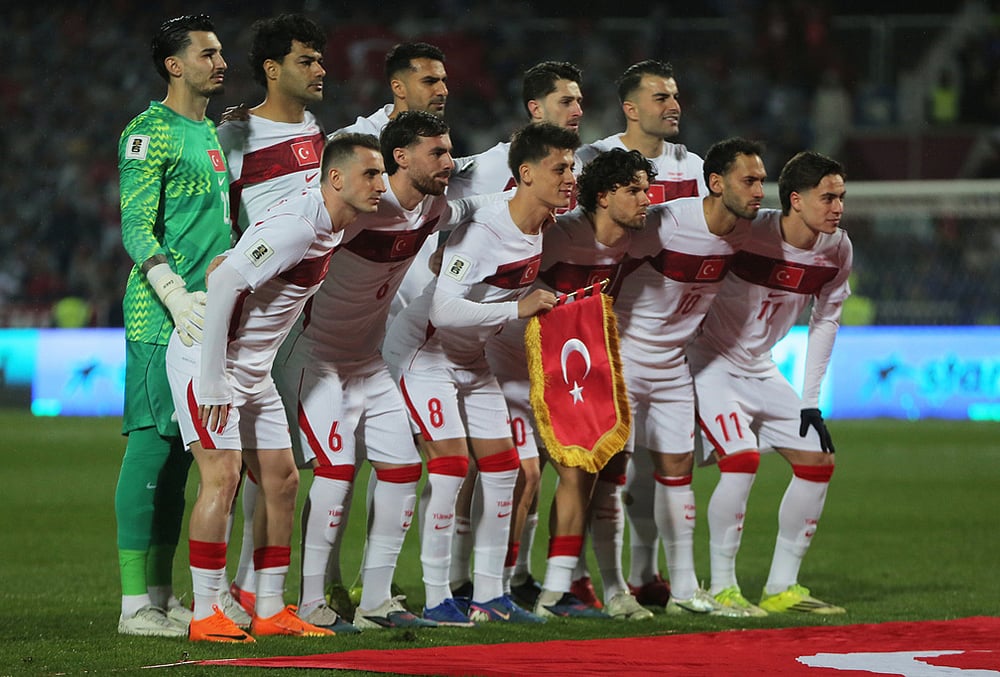 Kosovo vs Turkey World Cup qualifying playoff final-Turkeys players