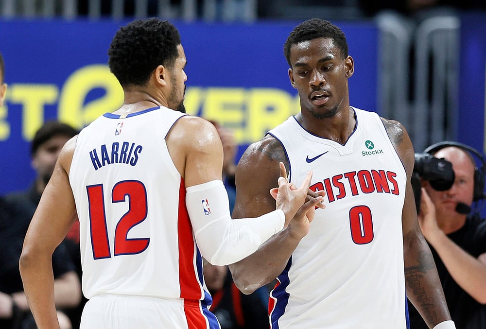 Detroit Pistons Vs Toronto Raptors NBA game-Tobias Harris