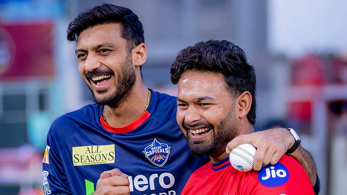 X/LucknowIPL : DC skipper Axar Patel with LSG skipper Rishabh Pant ahead of their IPL 2026 clash