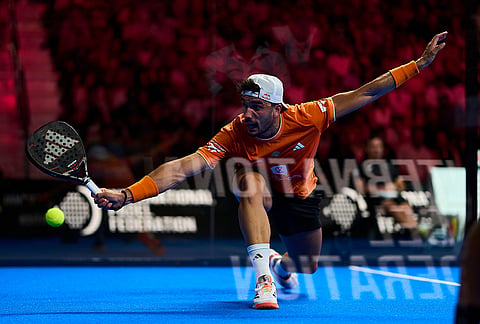 Alejandro Galan during the finals of the Miami Premier Padel P1, United States on March 29, 2026.