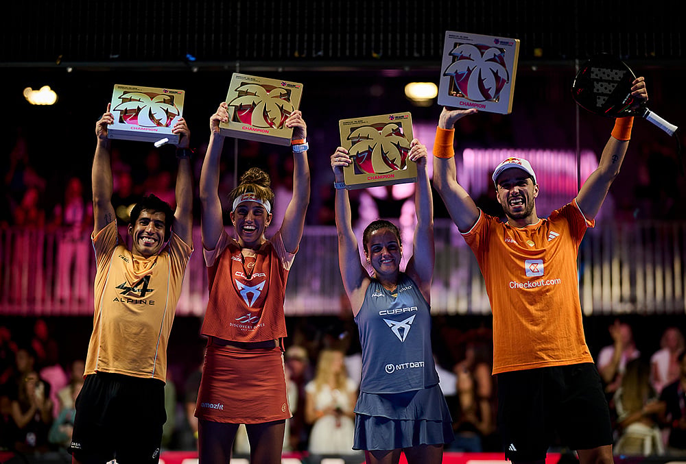 Federico Chingotto,Beatriz Gonzalez Fernandez, Paula Josemaria Martin and Alejandro Galan