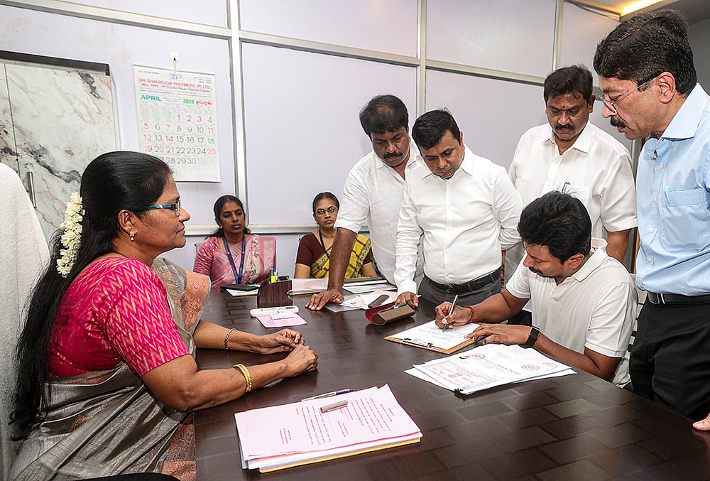 TN polls: Udhayanidhi files nomination from Chepauk-Thiruvallikeni