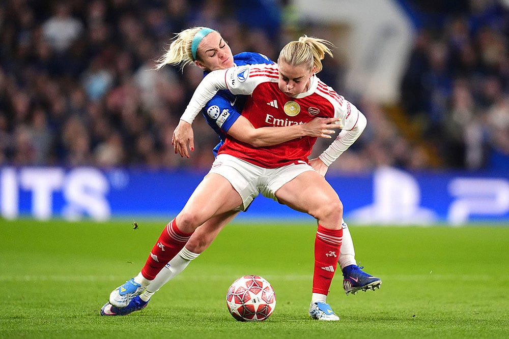 Womens Champions League Quarterfinal Second Leg Soccer Match: Arsenal vs Chelsea