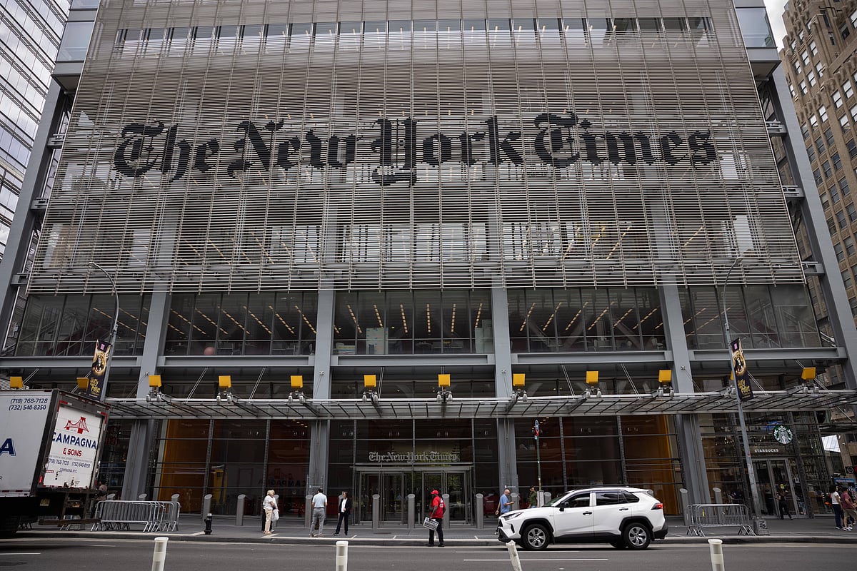 September 16, 2025: President Donald Trump files a lawsuit for $15 billion against The New York Times, four of its reporters, and Penguin Random House.  -  IMAGO / NurPhoto