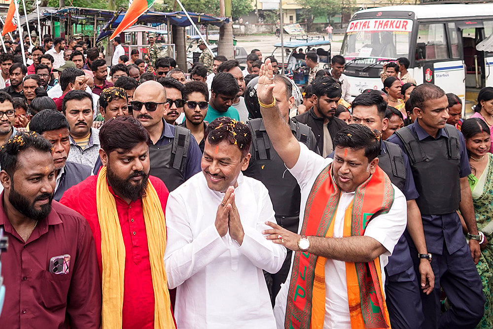 WB polls: Sukanta Majumdar in Cooch Behar