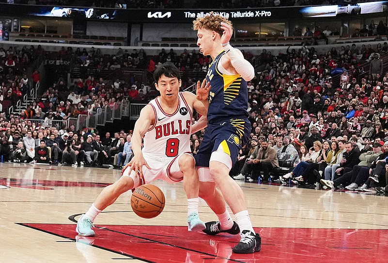 Chicago Bulls Vs Indiana Pacers NBA basketball-Yuki Kawamura