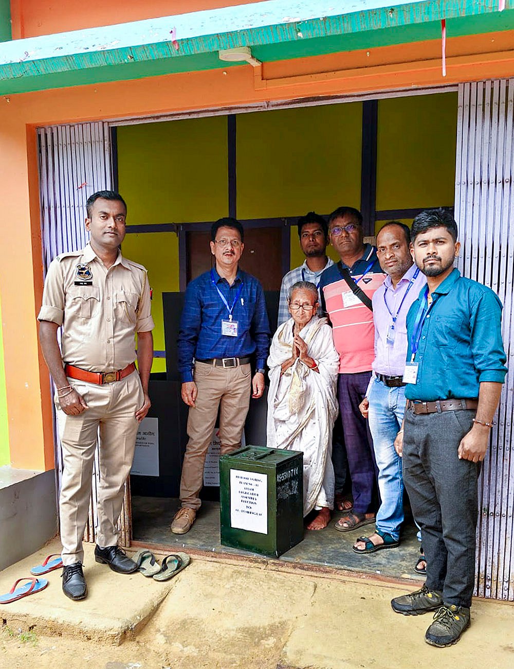 Assam polls Optional home voting facility