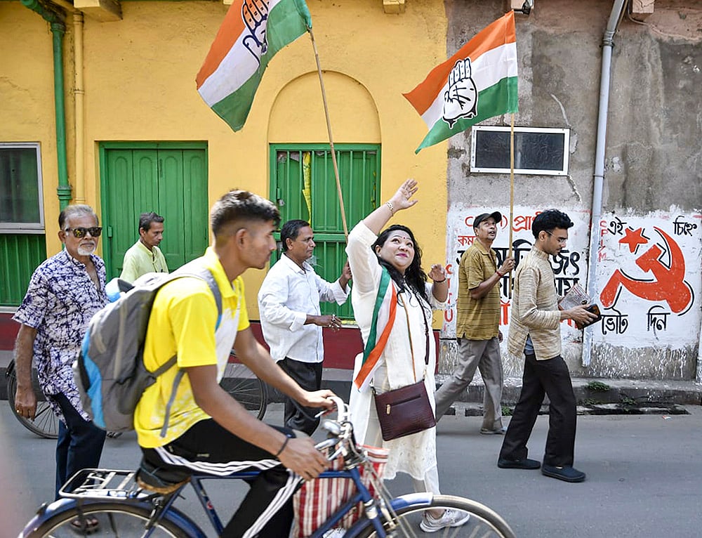 WB polls: Deepshikha Bhowmik campaigns