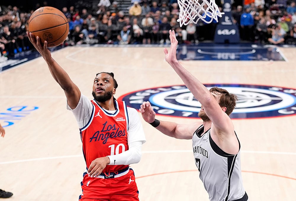 LA Clippers Vs San Antonio Spurs nba basketball-Darius Garland