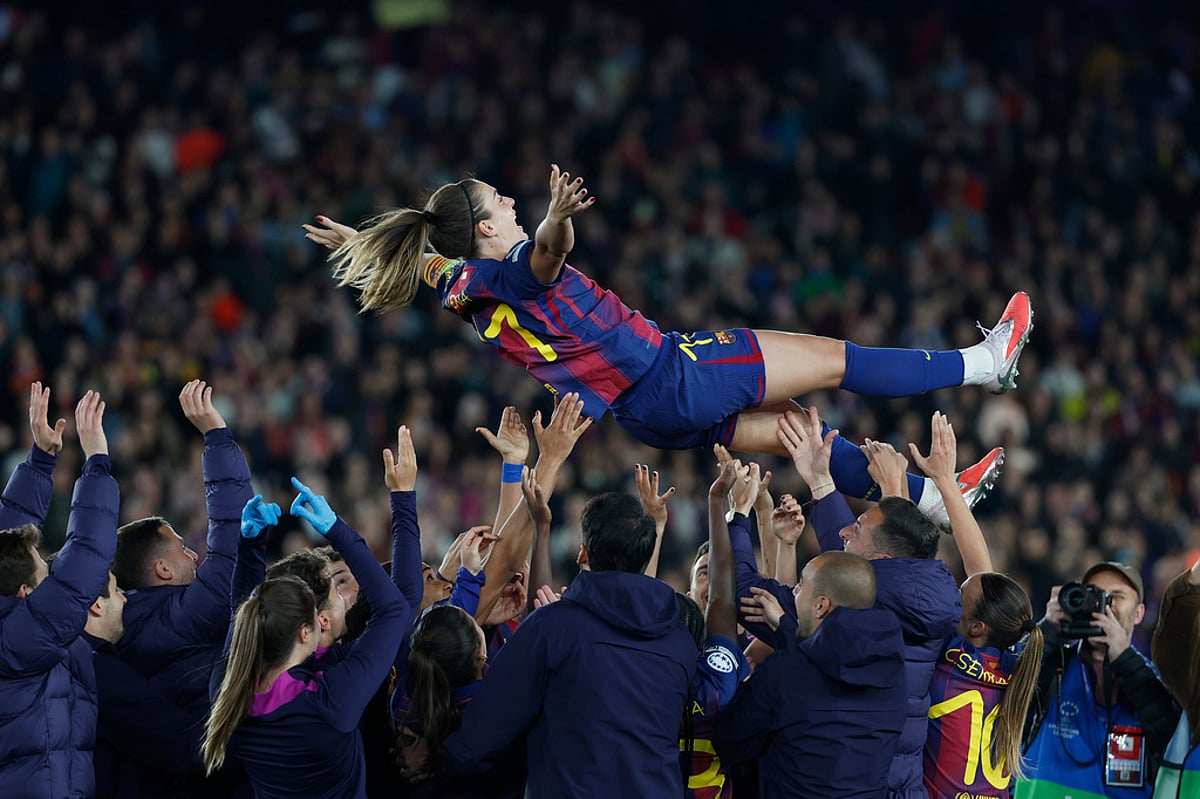 Barcelona vs Real Madrid Women's Champions League soccer-Alexia Putellas