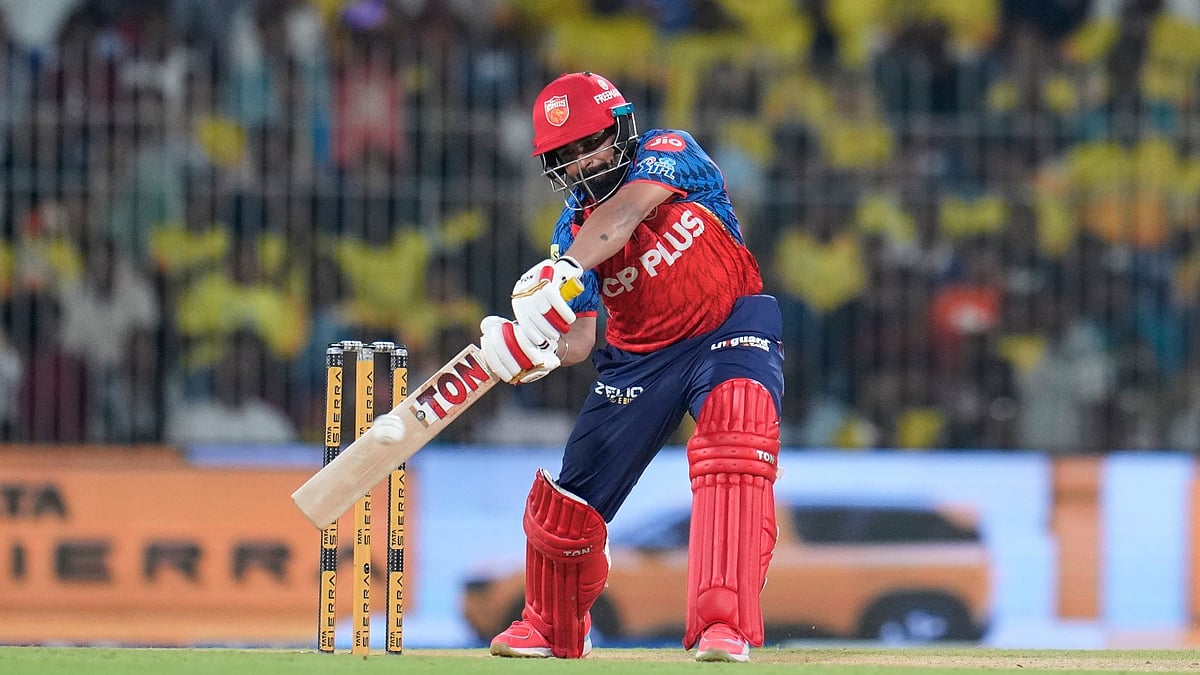 Punjab Kings' wicketkeeper Prabhsimran Singh plays a shot during the Indian Premier League cricket match between Chennai Super Kings and Punjab Kings in Chennai, India, Friday, April 3, 2026.  - AP Photo