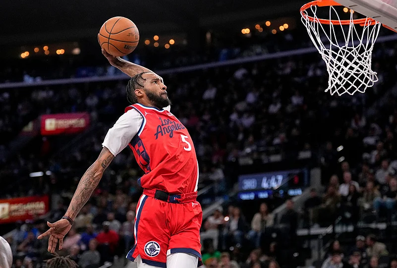 LA Clippers Vs San Antonio Spurs nba basketball-Derrick Jones Jr
