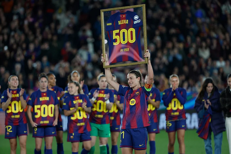 Barcelona vs Real Madrid Womens Champions League soccer-Alexia Putellas