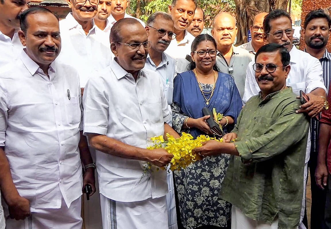 UDF candidate P. K. Kunhalikutty campaigns for the Kerala Legislative Assembly elections 2026 from Malappuram.  - IMAGO / ANI News