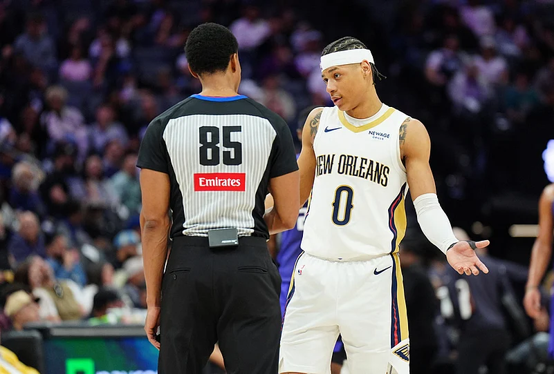 Sacramento Kings Vs New Orleans Pelicans NBA basketball-Jeremiah Fears