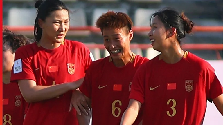China U-20 team after their 3-0 win over Vietnam in the AFC Women's Asian Cup 2026 in Thailand - Instagram | AFC Women's Football