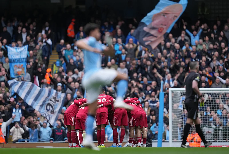 Manchester City and Liverpool Britain FA Cup Soccer-