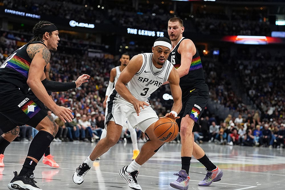 NBA: San Antonio Spurs vs Denver Nuggets