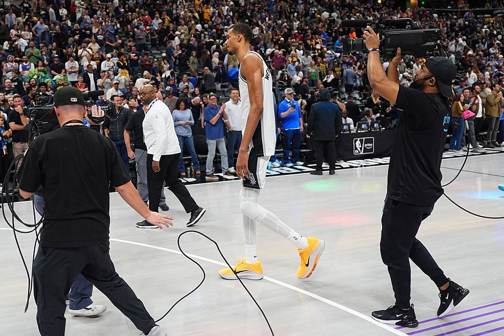 NBA Basketball: Denver Nuggets vs San Antonio Spurs