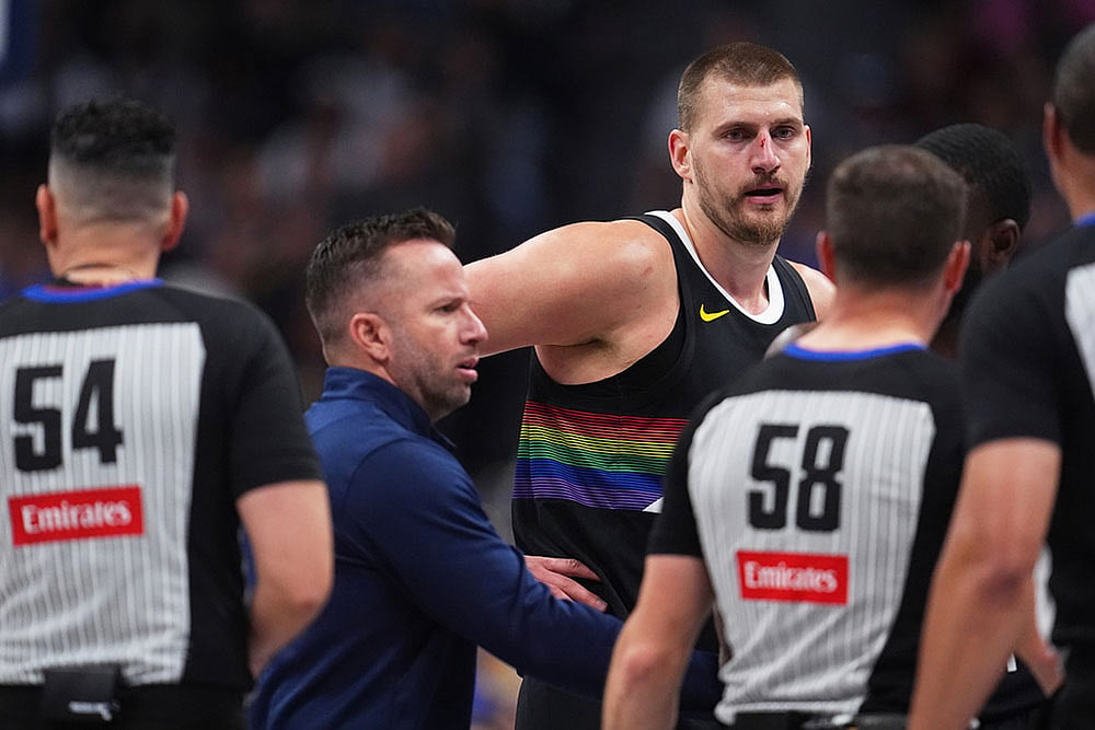 NBA Basketball Game: Denver Nuggets vs San Antonio Spurs