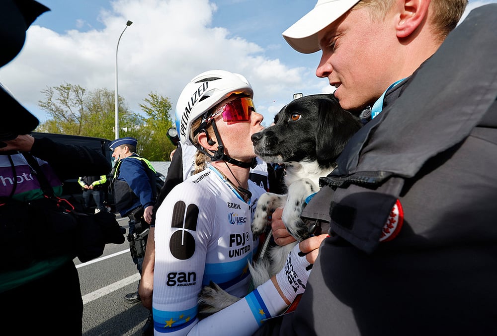 Belgium Tour of Flanders cycling race 2026 photos-Netherlands Demi Vollering