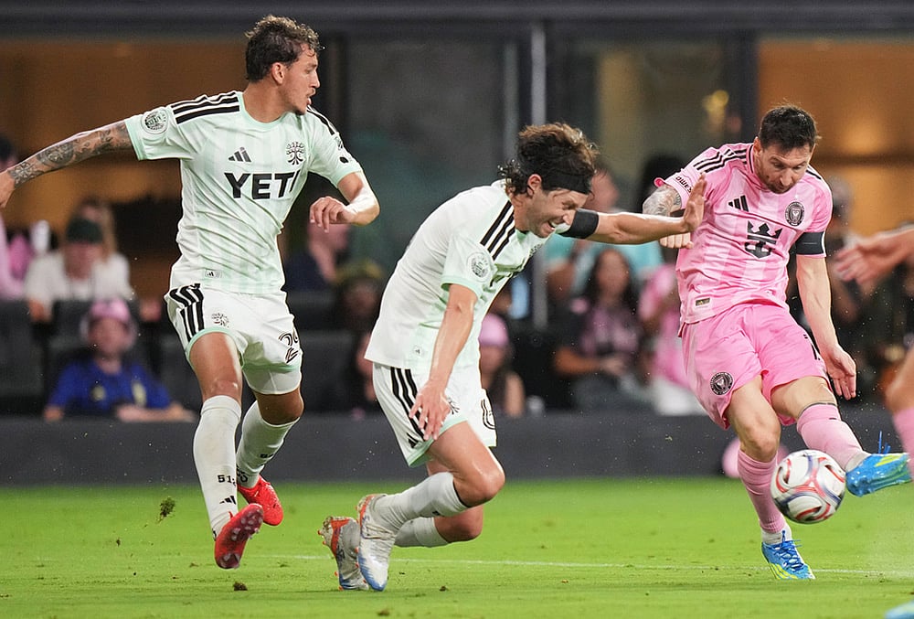 MLS Inter Miamis first MLS soccer match in Nu Stadium-Lionel Messi