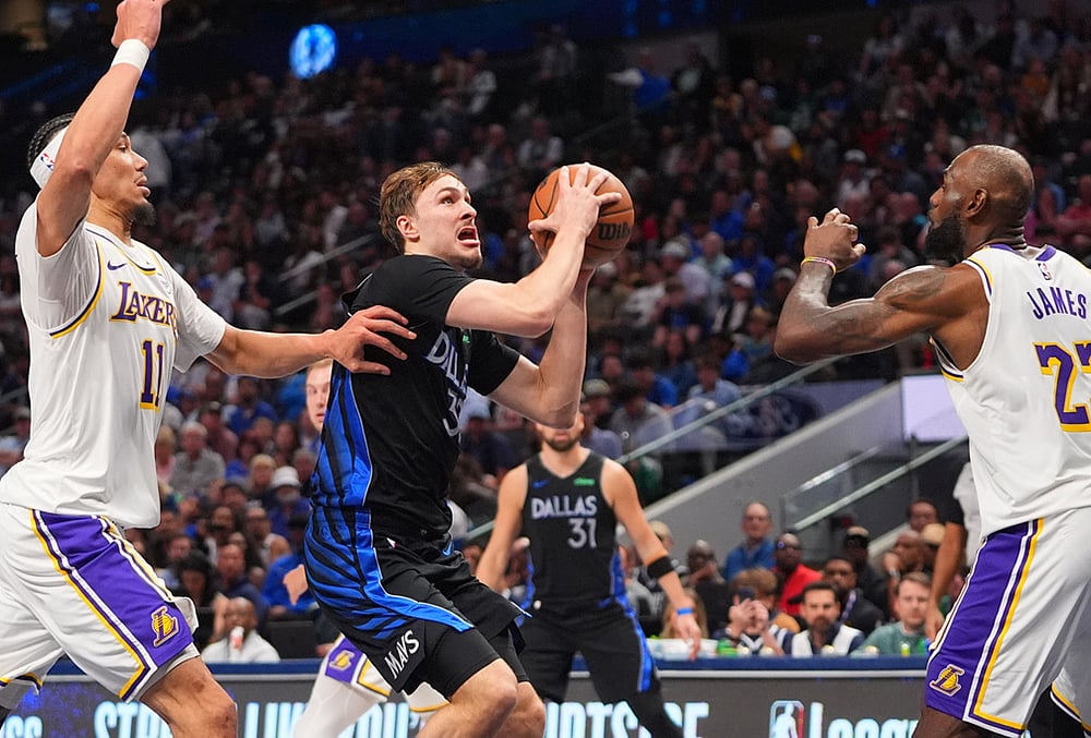 Dallas Mavericks Vs Los Angeles Lakers NBA photo gallery-Cooper Flagg