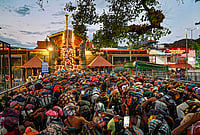 | Photo: PTI :   Sabarimala Temple 