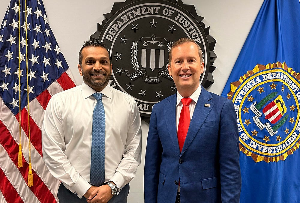 Kash Patel meets US envoy to India Sergio Gor