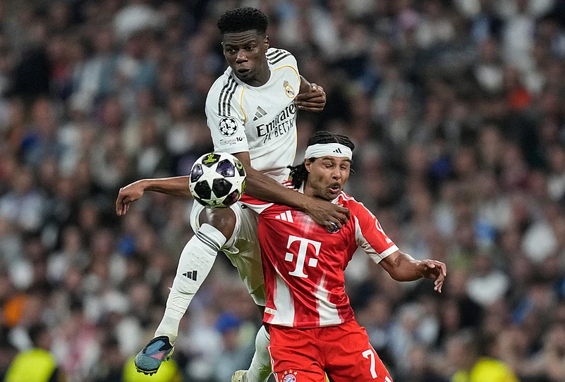 Real Madrid Vs Bayern Munich UCL Quarter-final match-Serge Gnabry