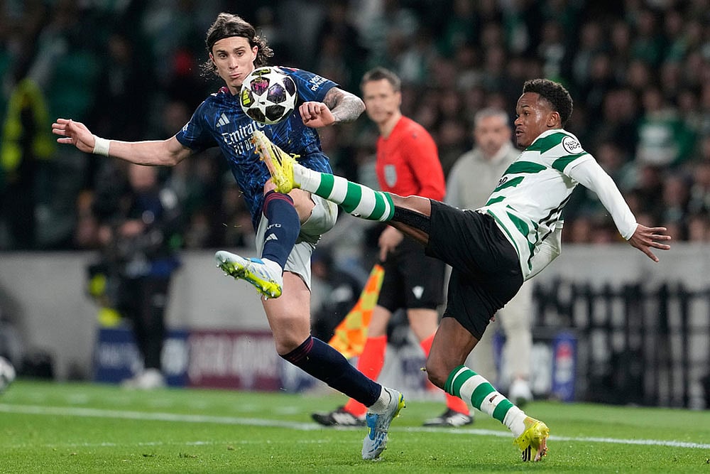 UEFA Champions League Soccer Match: Arsenal vs Sporting CP