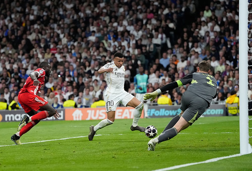 Real Madrid Vs Bayern Munich UCL Quarter-final match-Kylian Mbappe