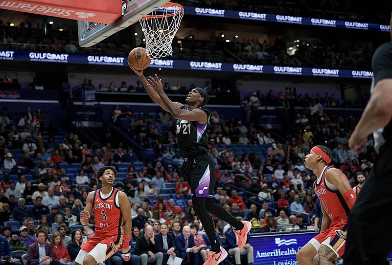 New Orleans Pelicans 156-137 Utah Jazz NBA basketball-Bez Mbeng