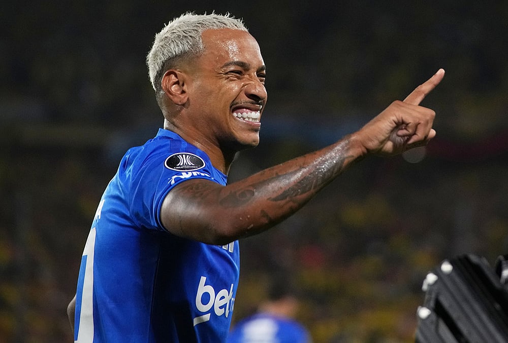Cruzeiro vs Ecuadors Barcelona CONMEBOL Copa Libertadores 2026-Matheus Pereira