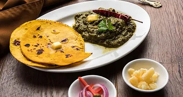 Sarson Ka Saag with Makki Di Roti