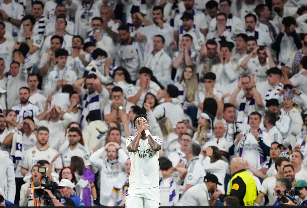 Real Madrid Vs Bayern Munich UCL Quarter-final match-Vinicius Junior