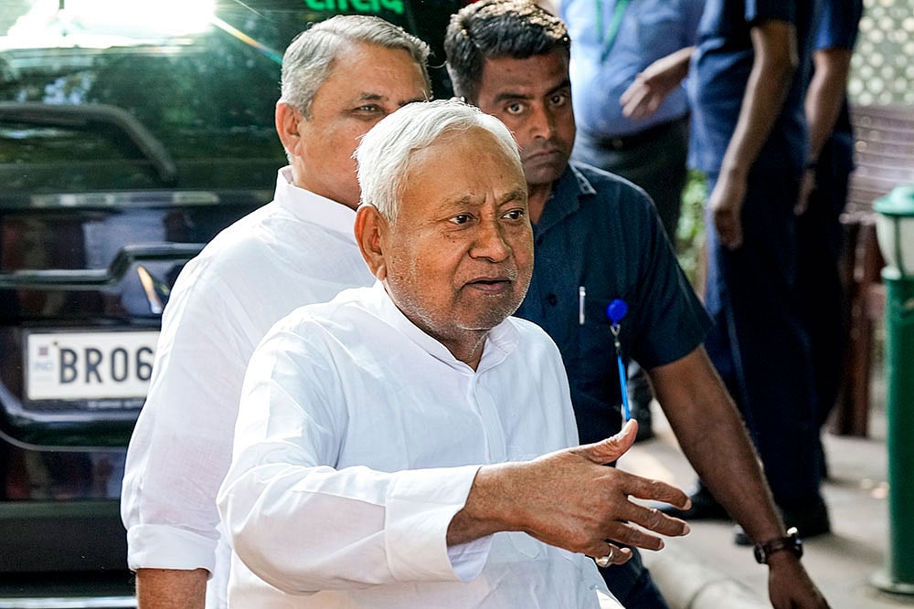 Bihar CM Nitish Kumar in Delhi