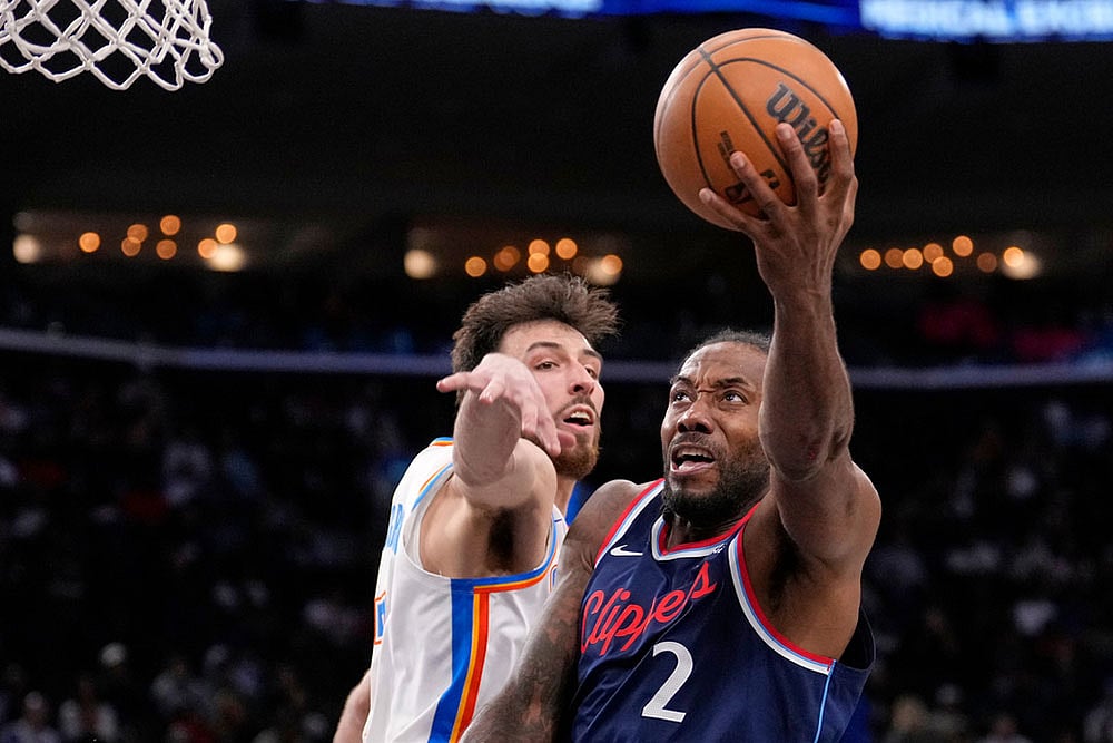NBA Basketball: Oklahoma City Thunder vs Los Angeles Clippers