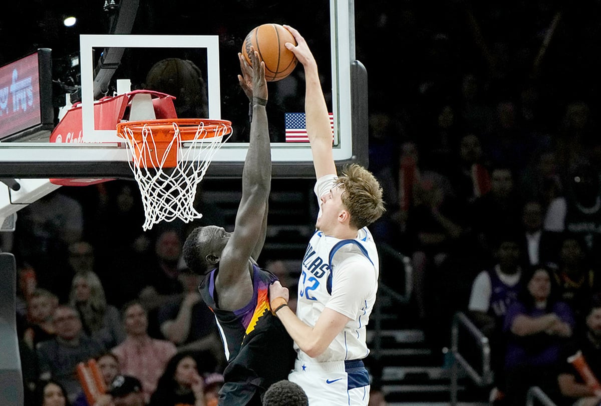 Phoenix Suns Vs Dallas Mavericks NBA basketball-Cooper Flagg