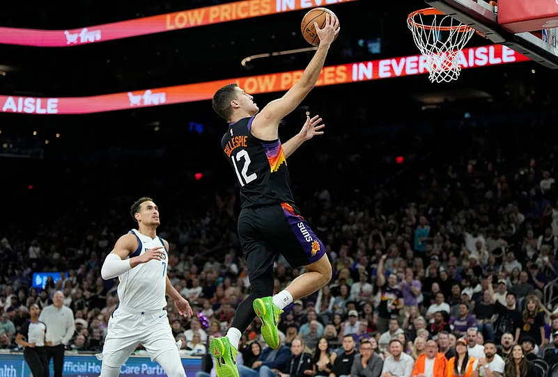 Phoenix Suns Vs Dallas Mavericks NBA basketball-Collin Gillespie