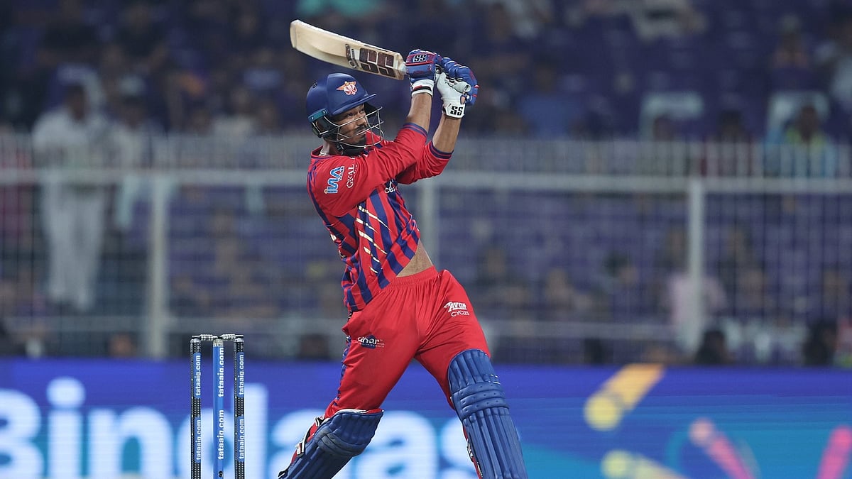 Lucknow Super Giant's Mukul Choudhary playing a match-winning knock against Kolkata Knight Riders in IPL 2026.  - LucknowIPL/X