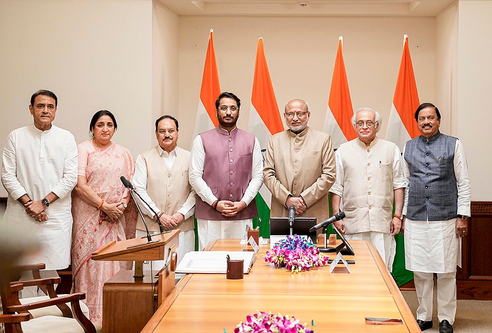 Parth Pawar takes oath as Rajya Sabha MP