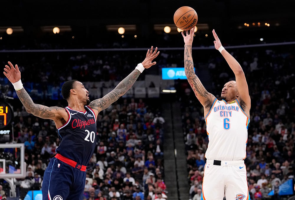 Los Angeles Clippers vs Oklahoma City Thunder NBA basketball-Jaylin Williams